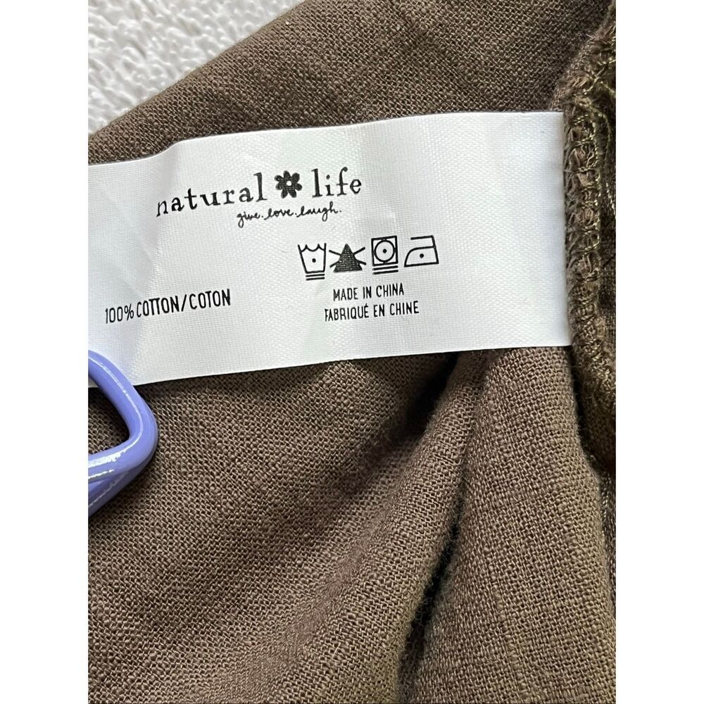 Natural Life Wide Leg Carrington Embroidered Detail Jumpsuit Overalls - Picture 11 of 11